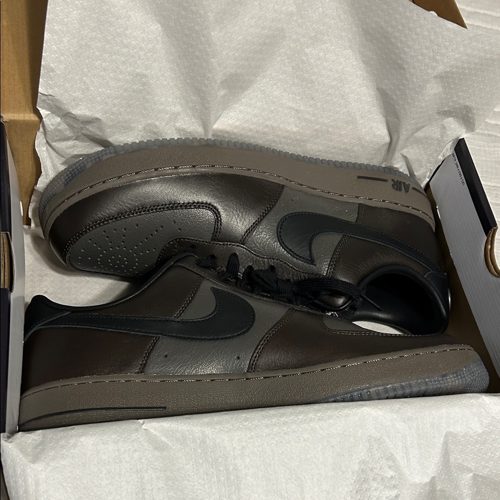 Air Force 1 Low Black Tea & Petra Brown BRAND NEW